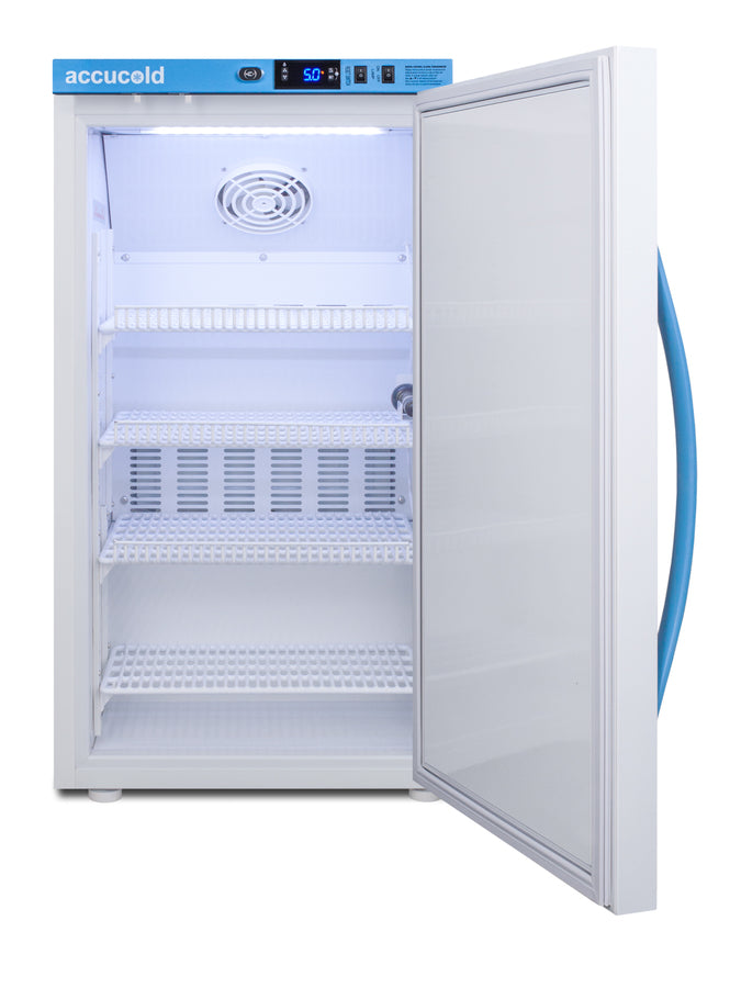 Accucold Stacked combination of ARS3PV automatic defrost vaccine refrigerator, Left Hinge – ARS3PV-ADA305AFSTACKLHD - Open
