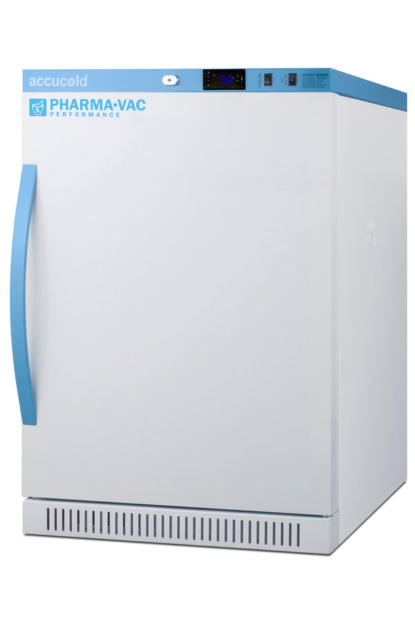 Accucold Performance series Pharma-Vac 6 cu.ft. freestanding ADA height, Left Hinge – ARS6PVDRLHD - Angle