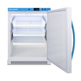 6 Cu.Ft. ADA Height Vaccine Refrigerator with Removable Drawers, Solid Door (Model ARS6PVDR) - Open