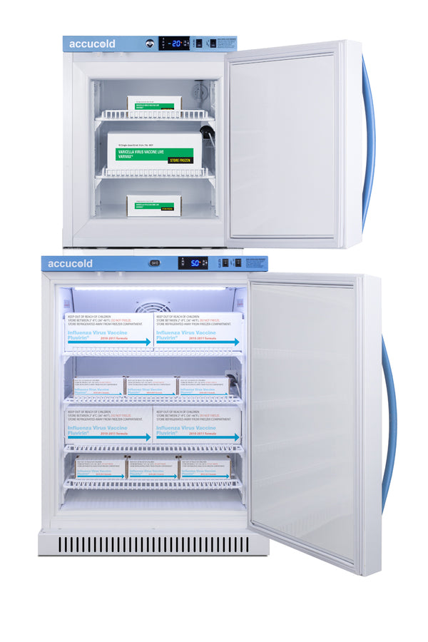 Accucold PHARMA-VAC Performance Series stacked combination of ARS6PV vaccine – ARS6PV-AFZ1PVSTACK - Full