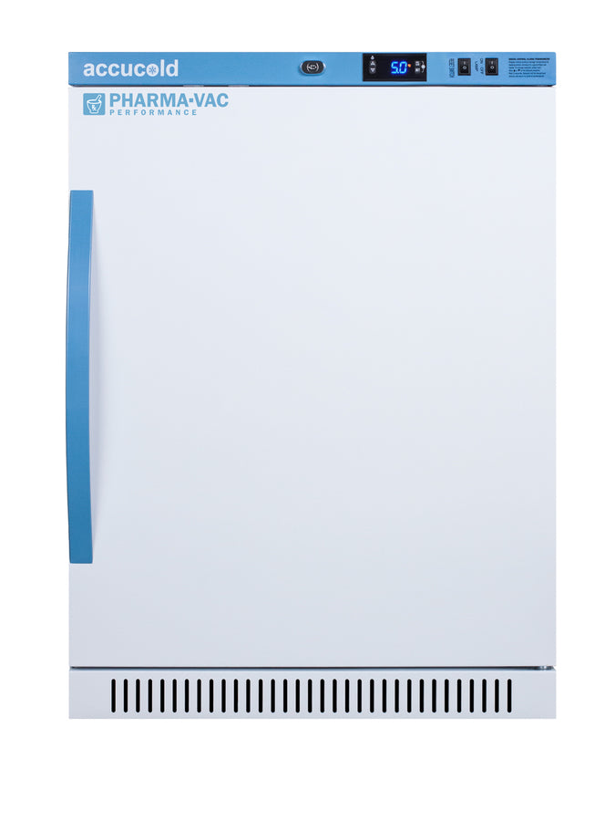 Accucold Accucold Performance series Pharma-Vac 6 cu.ft. freestanding ADA height, Left Hinge – ARS6PVLHD