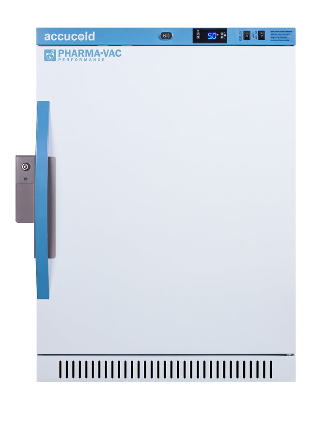 Accucold Accucold Performance series Pharma-Vac 6 cu.ft. freestanding ADA height, Left Hinge – ARS6PVLHD