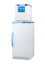 Accucold Accucold Stacked combination of ARS8PV all-refrigerator with antimicrobial, Left Hinge – ARS8PV-FS24LSTACKMED2LHD