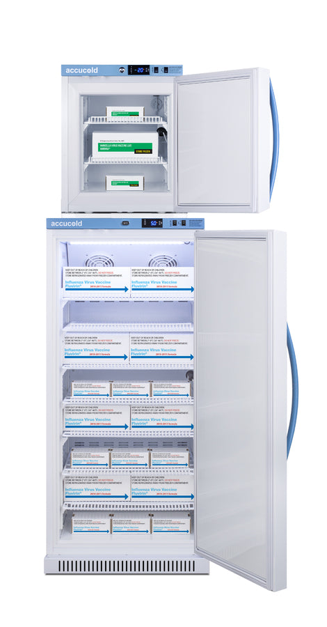 Accucold PHARMA-VAC Performance Series stacked combination of ARS8PV vaccine – ARS8PV-AFZ1PVSTACK