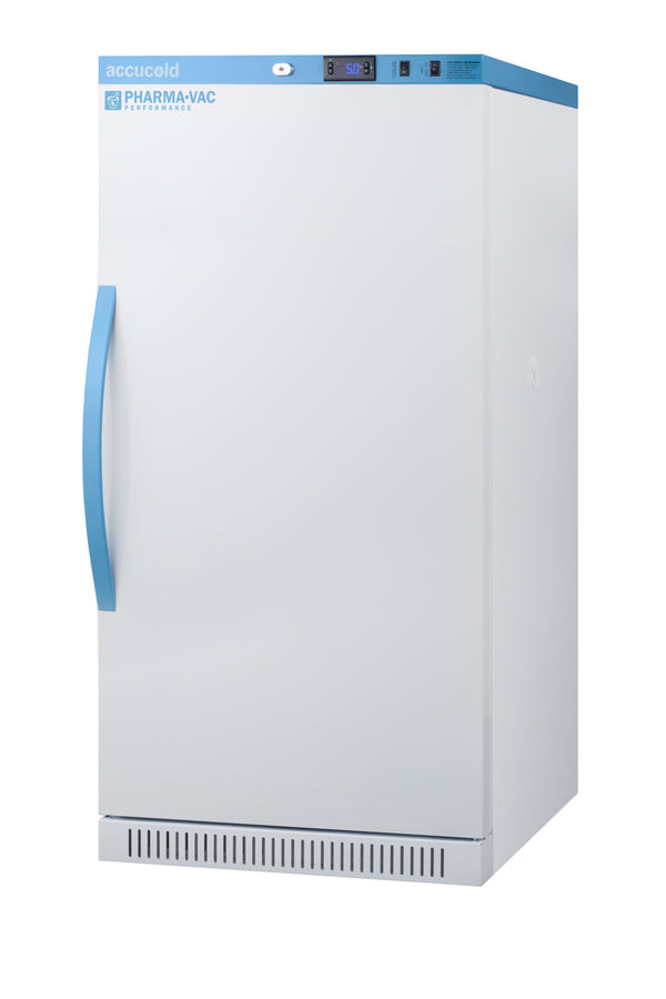 Accucold Performance series Pharma-Vac 8 cu.ft. upright all-refrigerator for vaccine, Left Hinge – ARS8PVLHD