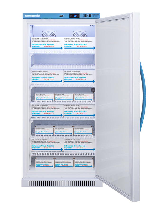 Accucold Performance series Pharma-Vac 8 cu.ft. upright all-refrigerator certified, Left Hinge – ARS8PV456LHD
