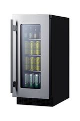 18" deep 15" wide undercounter ADA height beverage center (Model ASDG1521)