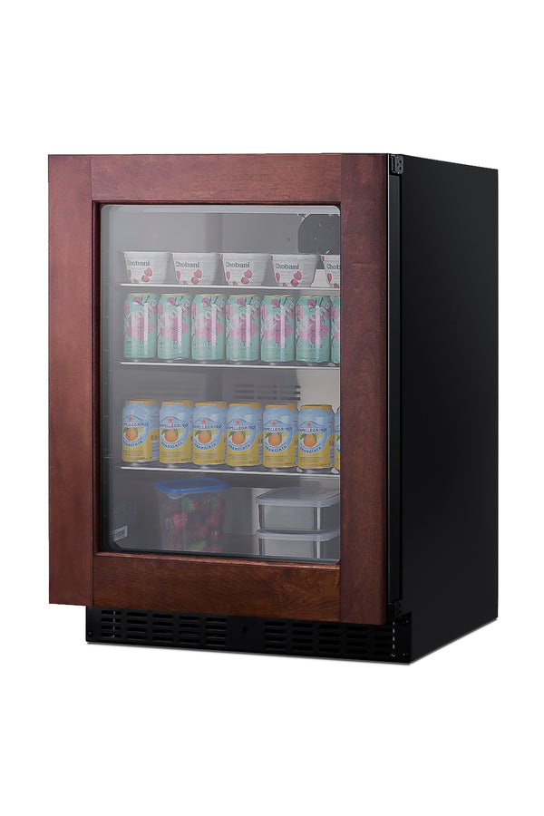 18" deep 24" wide undercounter ADA height beverage center (Model ASDG2411PNR)