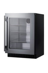 Accucold 18" deep 24" wide undercounter ADA height beverage center (Model ASDG2411LHD)