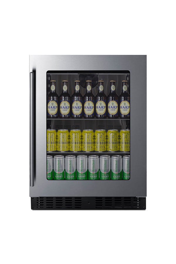 Accucold 18" deep 24" wide undercounter ADA height beverage center (Model ASDG2411LHD) Main image