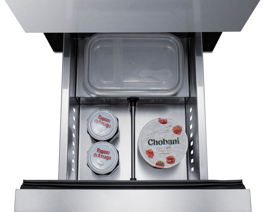 18" Deep 15" Wide Undercounter Ada Height Drawer Refrigerator