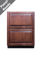 Accucold Panel Ready — 18" deep 24" wide undercounter ADA height drawer refrigerator