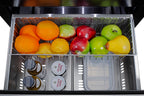 Accucold Panel Ready — 18" deep 24" wide undercounter ADA height drawer refrigerator