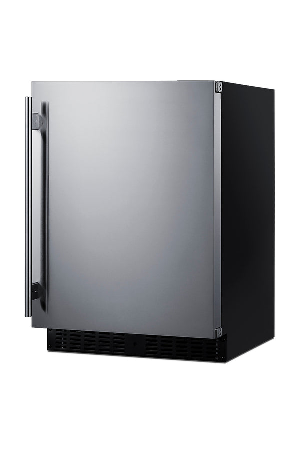 18" Deep 24" Wide Undercounter Ada Height All-refrigerator - Angle