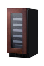 Accucold 18" deep 15" wide undercounter ADA height wine cellar with panel-ready glass door (Model ASDW1522PNR)