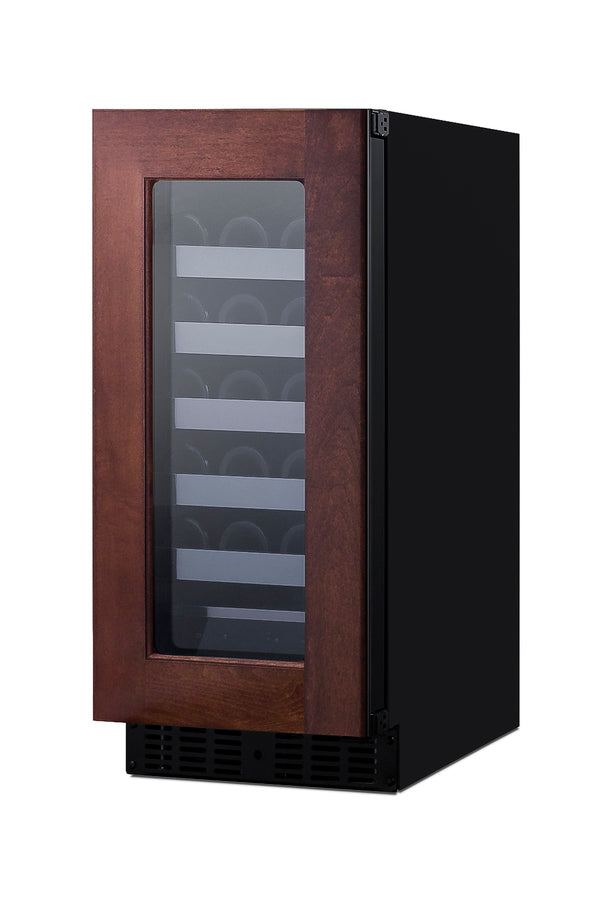 Accucold 18" deep 15" wide undercounter ADA height wine cellar with panel-ready glass door (Model ASDW1522PNR)
