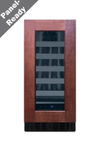 Accucold 18" deep 15" wide undercounter ADA height wine cellar with panel-ready glass door (Model ASDW1522PNR)