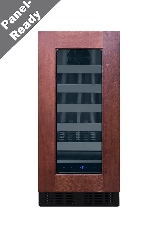 Accucold 18" deep 15" wide undercounter ADA height wine cellar with panel-ready glass door (Model ASDW1522PNR)
