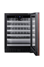 18" deep 24" wide undercounter ADA height wine cellar (Model ASDW2412PNR)