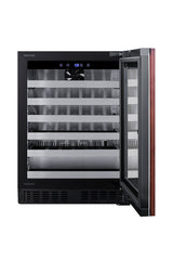 18" deep 24" wide undercounter ADA height wine cellar (Model ASDW2412PNR)