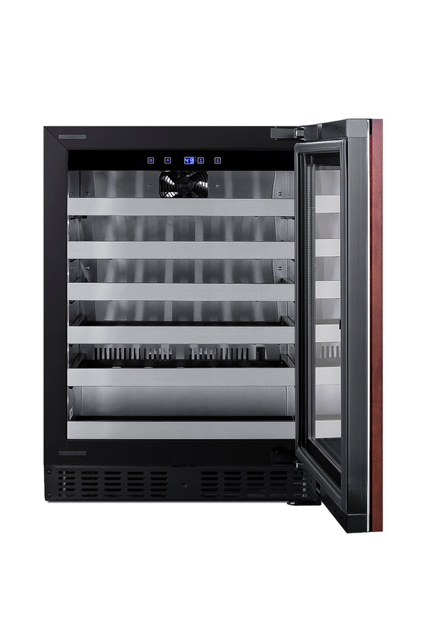 18" deep 24" wide undercounter ADA height wine cellar (Model ASDW2412PNR)