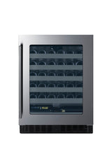 Accucold 18" deep 24" wide undercounter ADA height wine cellar (Model ASDW2412LHD)
