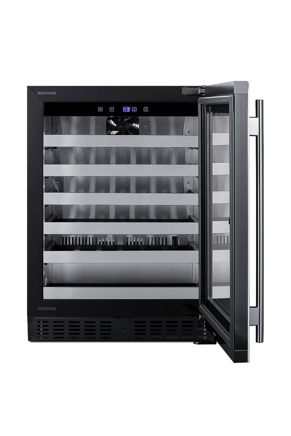 Accucold 18" deep 24" wide undercounter ADA height wine cellar (Model ASDW2412LHD)