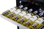 Accucold 18" deep 24" wide undercounter ADA height wine cellar (Model ASDW2412LHD)