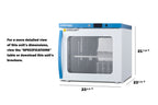 Warming Cabinet : Blanket Warmers (Model AWC2PB) - Dimensions