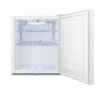 Accucold Commercially approved compact all-refrigerator in white, Left Hinge – AZAR27WLHD - Open