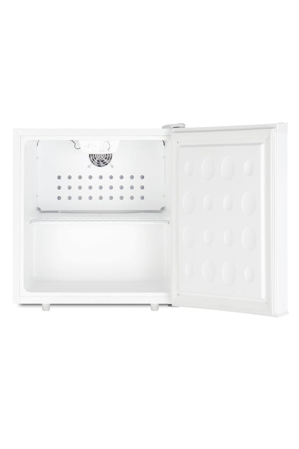 Accucold Compact 1.7 cu.ft. all-refrigerator in white designed to serve as, Left Hinge – AZAR2WLHD - Open