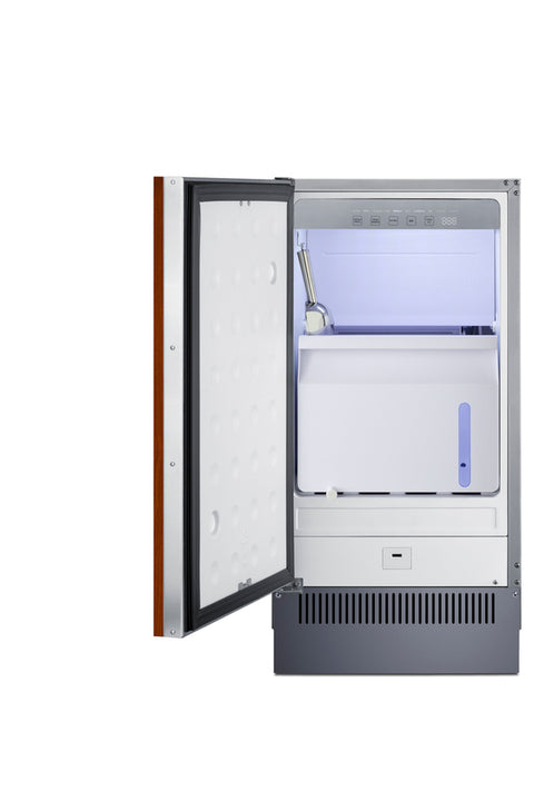 Accucold 18" Wide Outdoor Clear Icemaker (Model BIM182IFLHD)