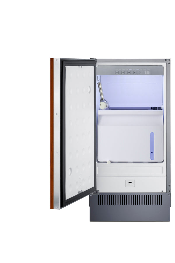 Accucold 18" Wide Outdoor Clear Icemaker (Model BIM182OSIF)