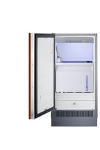 Accucold 18" Wide Clear Icemaker for Outdoor Use (Model BIM182OSLHD)