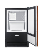 Drain-free manual defrost built-in icemaker with panel-ready door (Model BIM26IF)