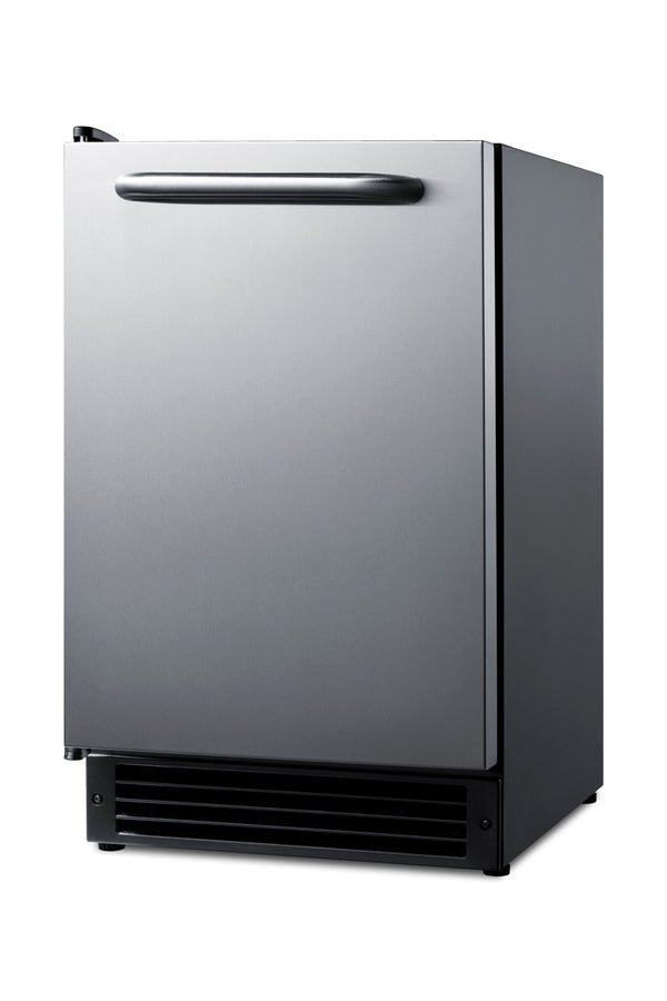 Drain-free manual defrost built-in icemaker (Model BIM26LHD) - Angle