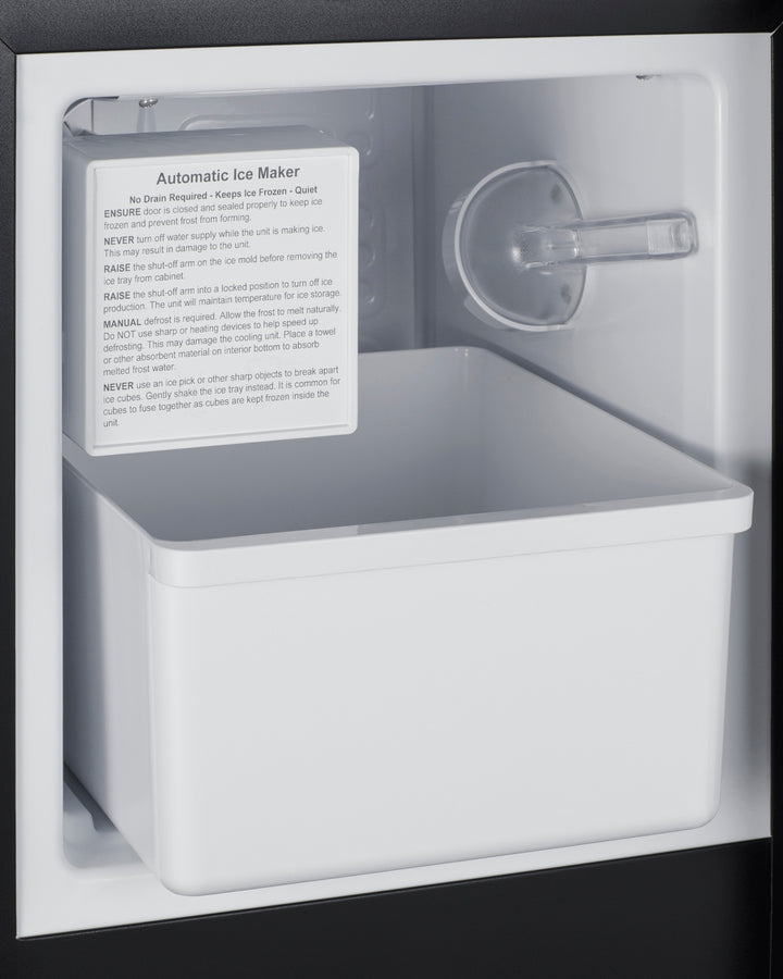 Drain-free manual defrost built-in icemaker (Model BIM26)