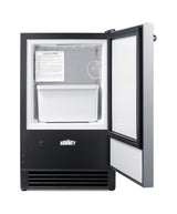 Drain-free manual defrost built-in icemaker (Model BIM26)