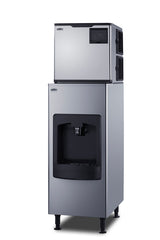 350 Pound clear ice maker with lower dispenser