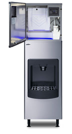 350 Pound clear ice maker with lower dispenser
