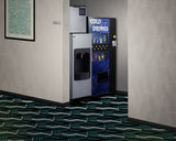 350 Pound clear ice maker with lower dispenser