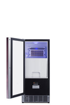 Accucold ADA compliant commercially approved automatic defrost clear icemaker with internal – BIM44GIFADA - Open