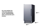 Built-In 50 lb. Clear Icemaker (Model BIM44G)