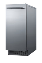62 lb. Clear Outdoor/Indoor Icemaker (Model BIM68OSGDR) - Angle