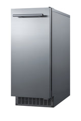 62 lb. Clear Outdoor/Indoor Icemaker (Model BIM68OSGDR) - Angle