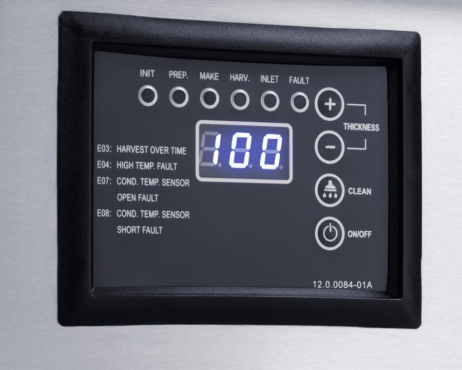 Accucold ENERGY STAR certified commercial ice machine with 80 lb – BIM85 - 125 Detail