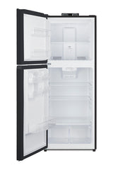 Frost-free break room refrigerator-freezer with NIST calibrated alarm/thermometers (Model BKRF1087BLHD) - Open