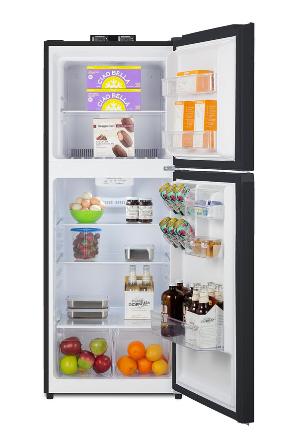 Frost-free break room refrigerator-freezer with NIST calibrated alarm/thermometers (Model BKRF1087B)