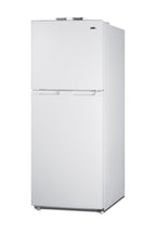 Frost-free break room refrigerator-freezer with NIST calibrated alarm/thermometers (Model BKRF1088W) - Angle