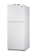 Frost-free break room refrigerator-freezer with NIST calibrated alarm/thermometers (Model BKRF1088W) - Angle